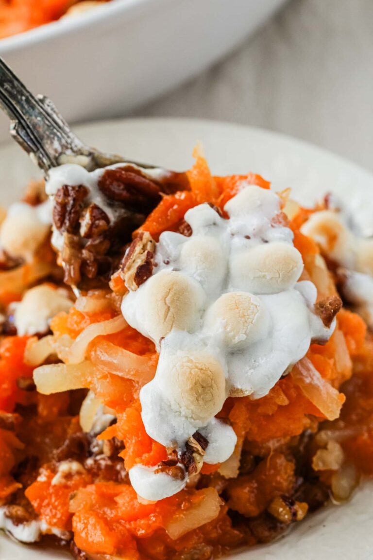 The Best Loaded Sweet Potato Casserole For The Holidays