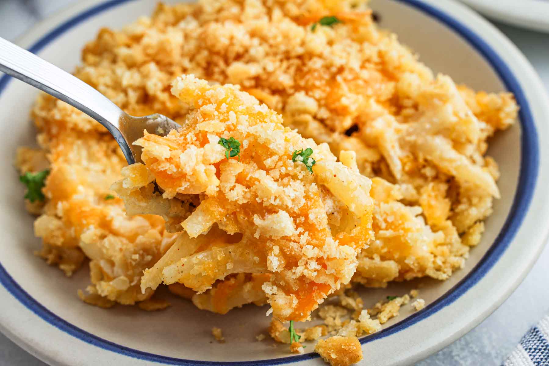 Simple Copycat Cracker Barrel Hashbrown Casserole (with a twist!)