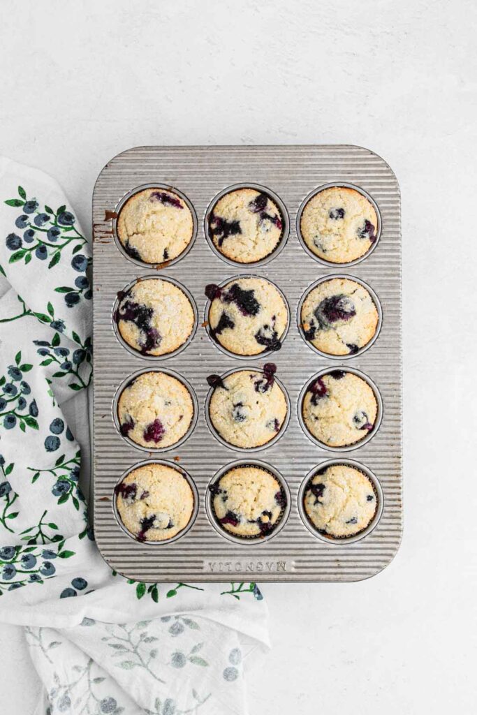 Baked muffins.